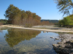 West Nueces River Crossing at Nueces River Road in remote northern Kinney County (Picture A Day February 26, 2010)