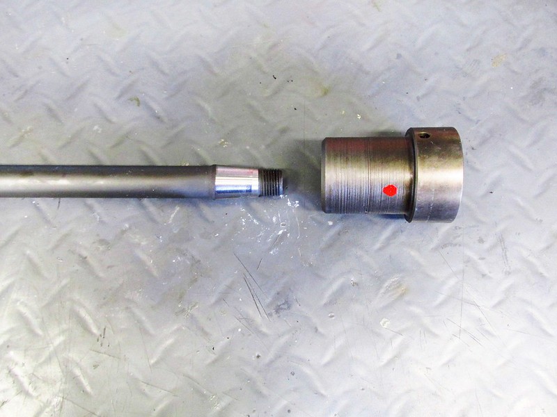 Pre-1981 Driveshaft With Tapered End That Shrink Fits Into Bell Coupling