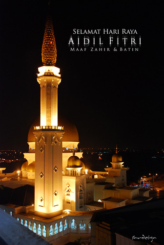 Salam Aidil Fitri | Night shot of Masjid @ Pasar Jawa, Klang… | Flickr
