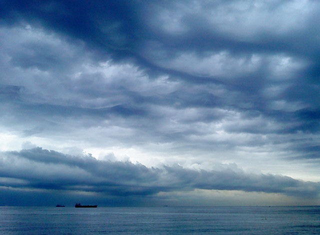 I ♥ tuscany....this morning ....dramatic sky (original mobile shot)