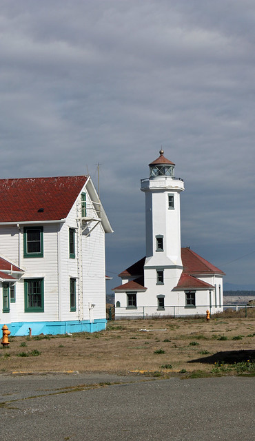 Point Wilson Lighthouse, north of Port Townsend Washington. October 6 2009.