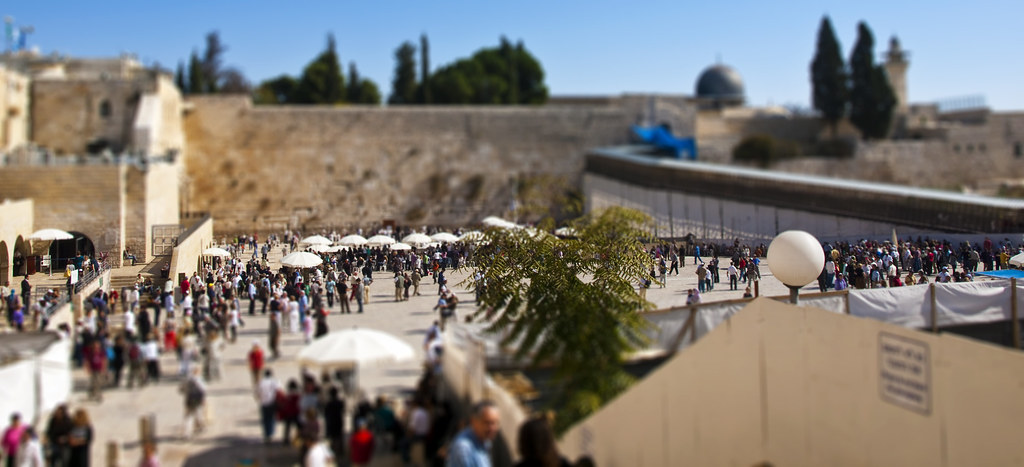 The Wailing Wall - Tiltshifted by neilalderney123