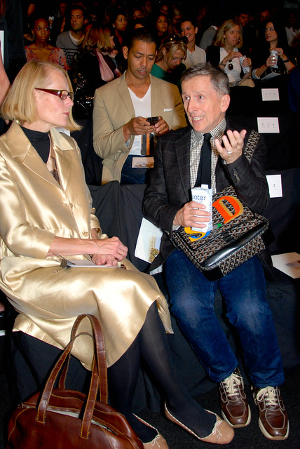 Simon Doonan with Monogrammed Goyard Bag, Diane von Furste…