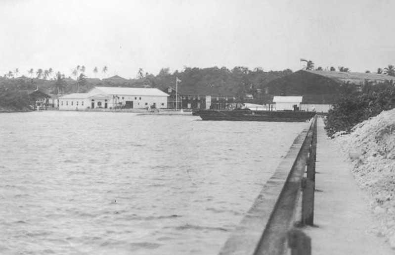 A distant view of the Pan American compound including the hotel, 1935.

R.O.D. Sullivan/Pan American Historical Foundation
