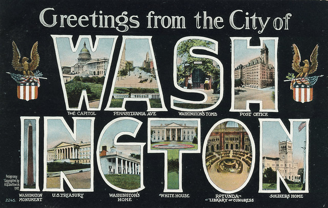 Greetings from Washington DC (c. 1909)