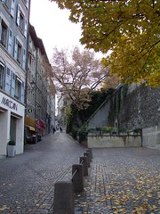 Old City architecture in Geneva Switzerland