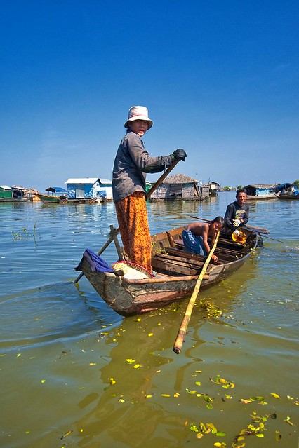 Kampong Chhnang, Cambodia - Boat people