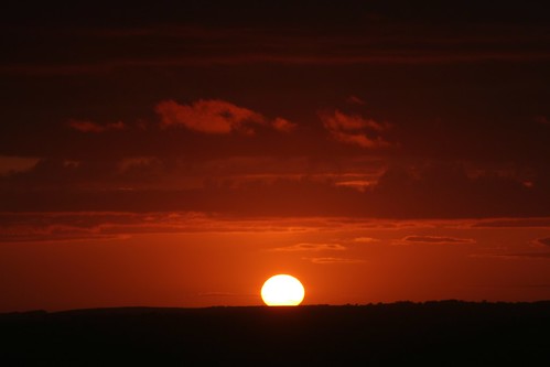 orange sun set wales night canon 350d late