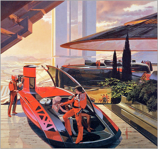 ... arriving guests - Syd Mead