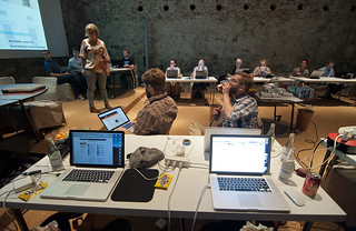 Karin Nilsson is starting the hack | Foto: Lars Lundqvist ...