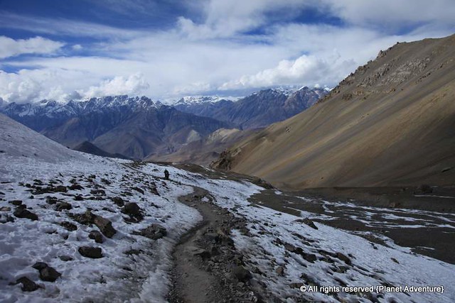 The Long Descent From Thorong-La Pass (5416mts AMSL) - Annapurna Circuit Trek - Nepal