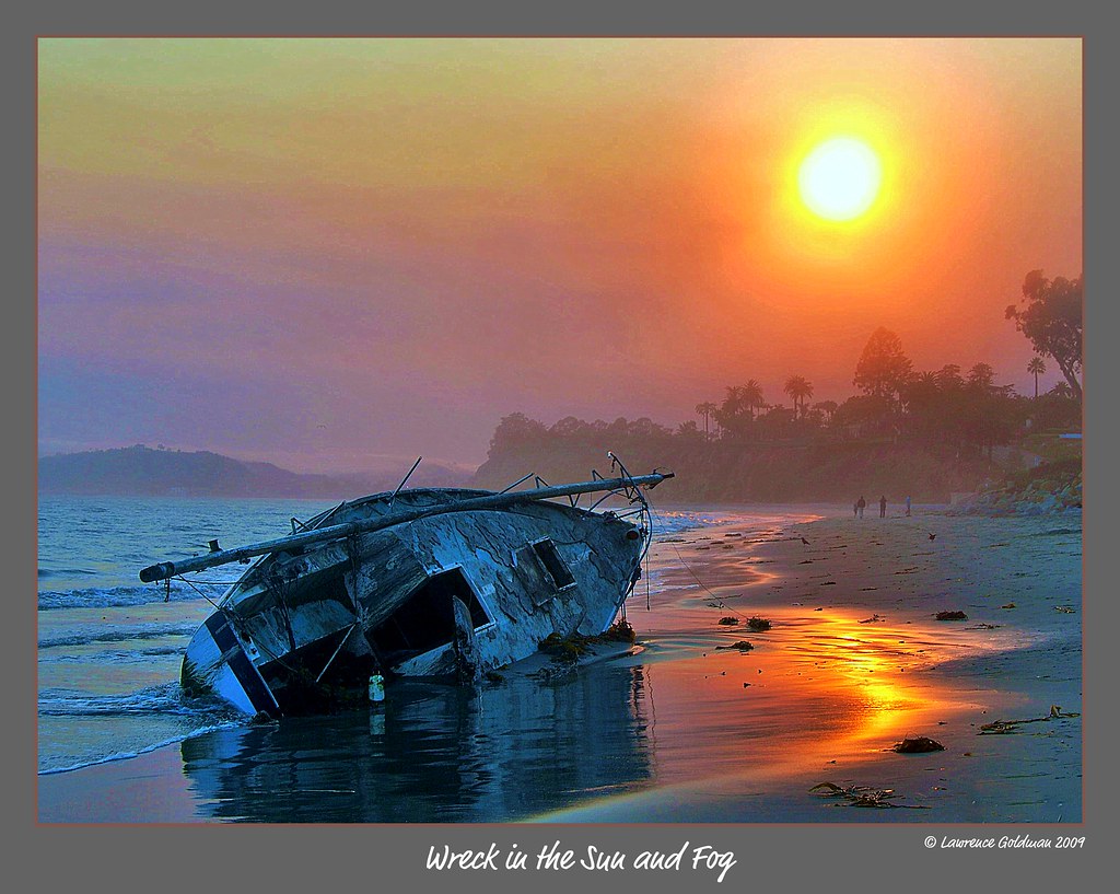 Wreckage in the Sun and Fog by lhg_11, 3.4million views. Thank you!