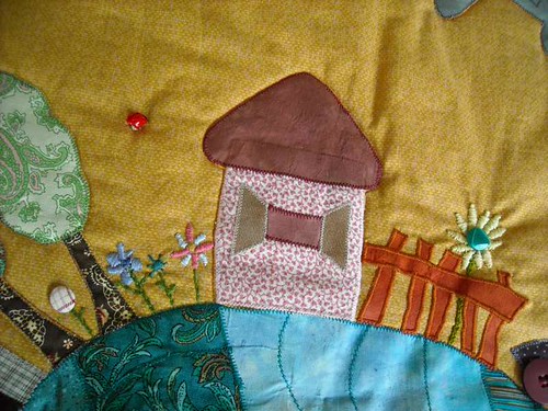 wallhanging for a boy/detail | by Zazálea