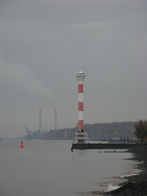 Leuchtturm am Falkensteinufer in Hamburg-Blankenese