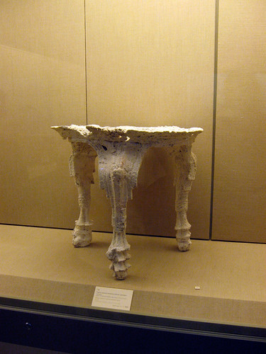 Plaster Cast Table Plaster cast of a table | The city of Akrotiri was buried in… | Flickr