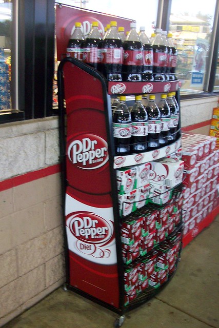 Dr Pepper display