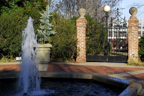 The Old College Fountain at the University of Georgia in Athens