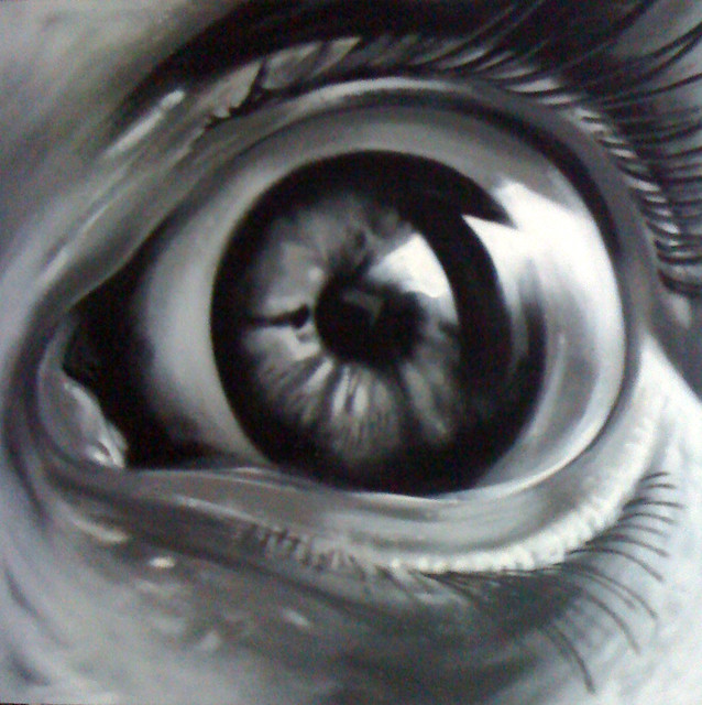 'London Eyes' 3 ( whole canvas )