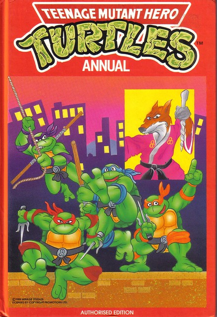 1990 UK Hero Turtles Annual