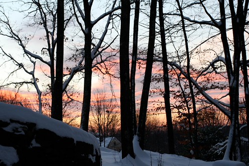sunset by NH Old Bug, winter