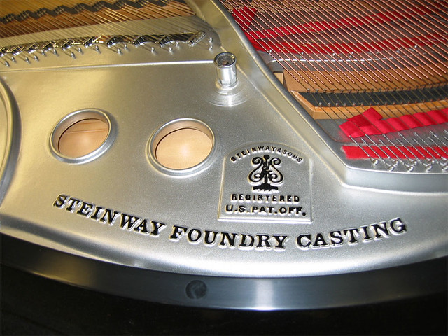 Steinway Grand Silver Plate