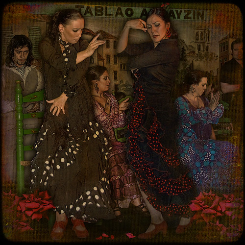 FLAMENCO... love-rivalry in dance of passion. by egold.