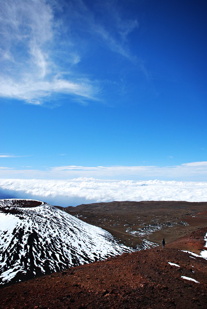 Wandering on top of Mauna Kea, Hawaii