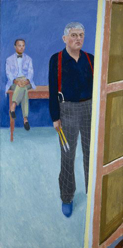 David Hockney ('Self-Portrait with Charlie')