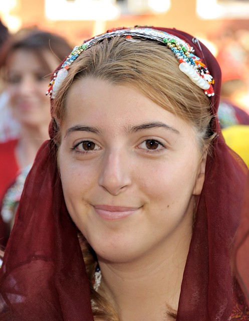 Festival dancer, Pristina, Kosovo, September 24, 2009