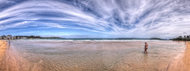 Beach / Playa de El Sardinero, Santander HDR