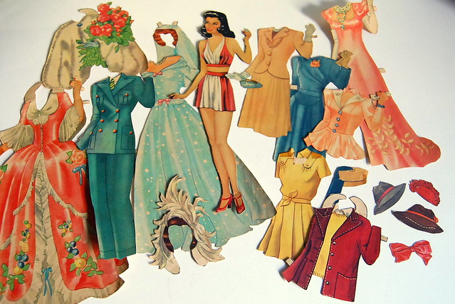 1940s paper dolls