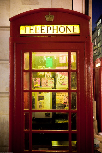 A Telephone Box  In London (UK)