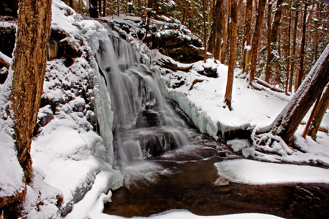 Gunn Brook Frozen Falls