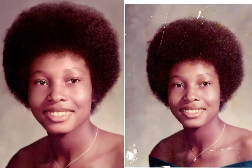 Photo Restoration - Before and After by CANON DIVA