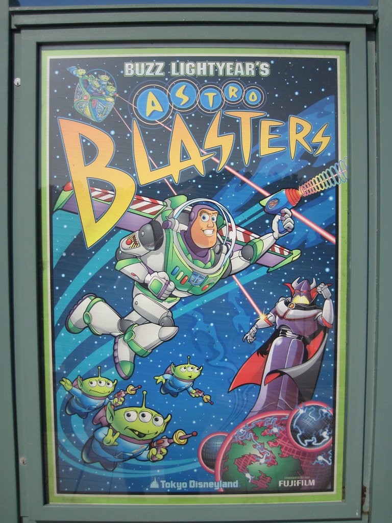 Buzz Lightyear's Astro Blasters poster | at the Tokyo Disney… | Flickr
