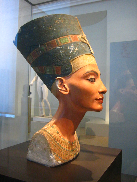 Bust of Nefertiti in Profile - Altes Museum, Berlin
