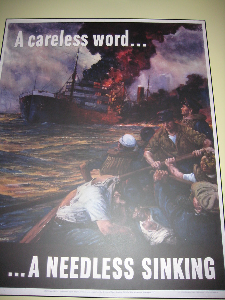 Opsec Poster 2740 A Careless Word A Needless Sinking