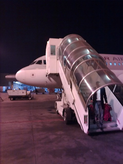 [22:16] ..the QR0109 at Doha, [remote] stand A7.