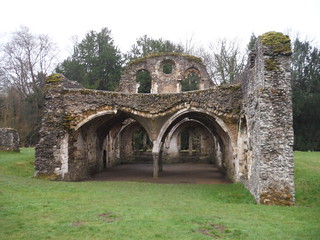Part of Waverley Abbey Ruin SWC Walk 144 Haslemere to Farnham - Waverley Abbey Extension