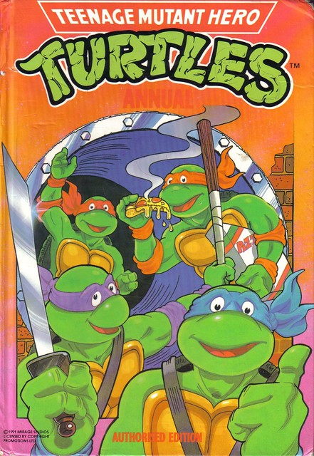 1991 UK Hero Turtles Annual