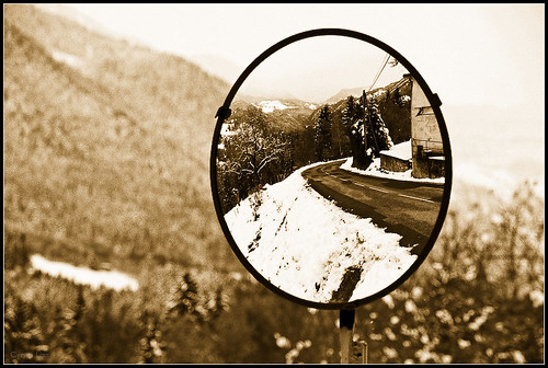 Miroir (Paysage de Savoie sous la neige)