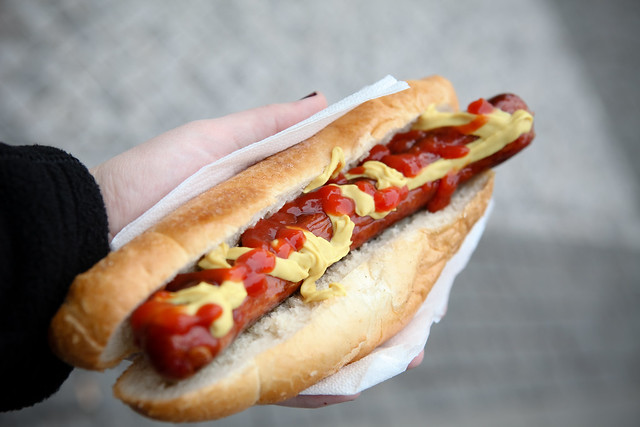 Hot Dog in Prague