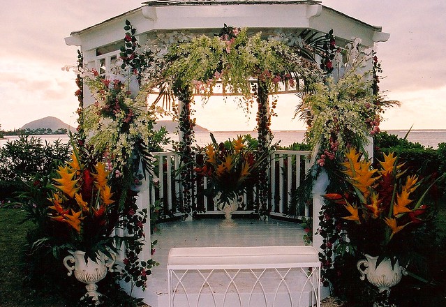 Kahala Hotel Wedding Set LOST Tropical Hawaii Decorator Rick Romer