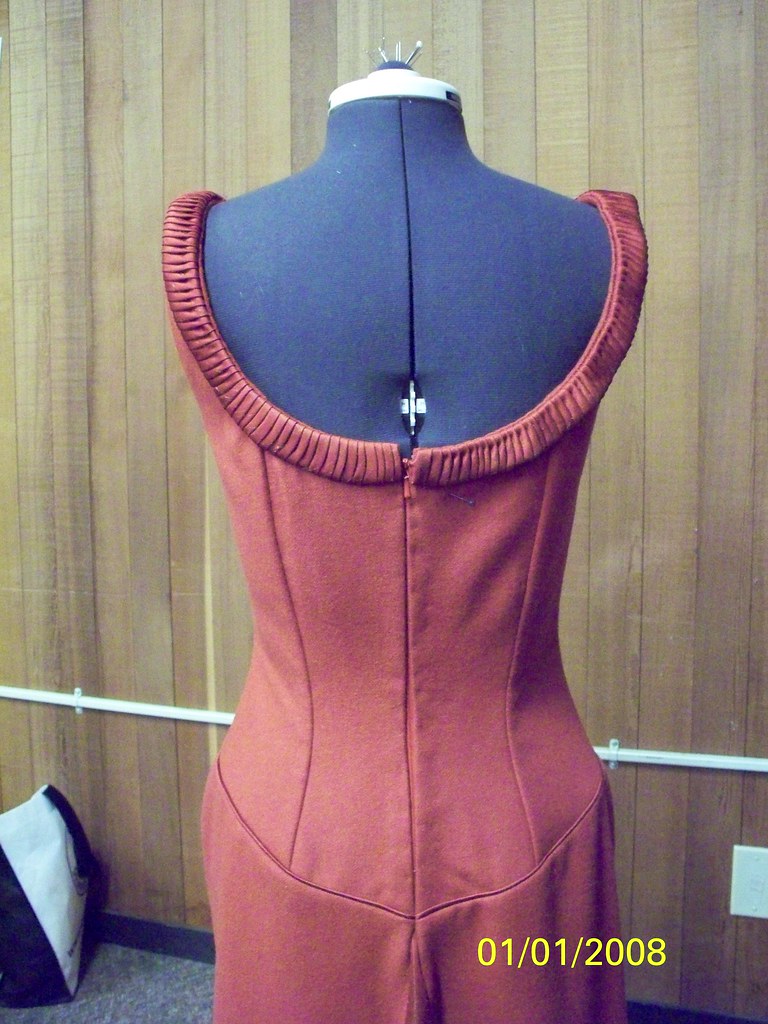 Orange Wool - Back Bodice Detail | emr_design | Flickr