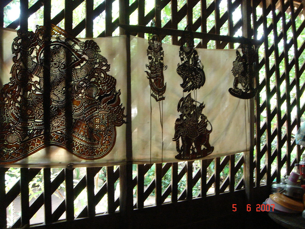 Cambodian Shadow Theatre Puppet Shop