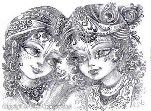 ISKCON desire tree - Krishna and Balaram