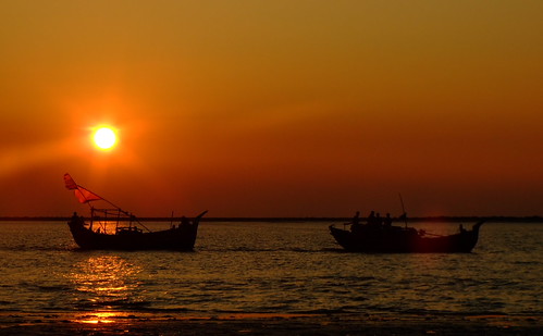 Sunset @ Nijhum Dip | by Hasan Musfiqur Rahman