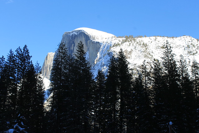Snow Covered Half Dome