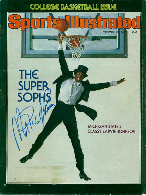 11-27-1978, Autographed Sports Illustrated by Magic Johnson