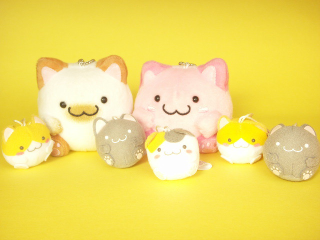 Kawaii Cute Maruneko Club Small Keychain Plush & Mascot Japan